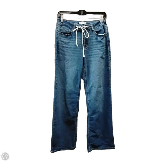 Jeans Wide Leg By Happily Grey In Blue Denim, Size: 6