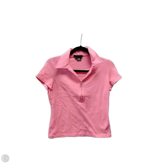 Top Short Sleeve By Etcetra In Pink, Size: S