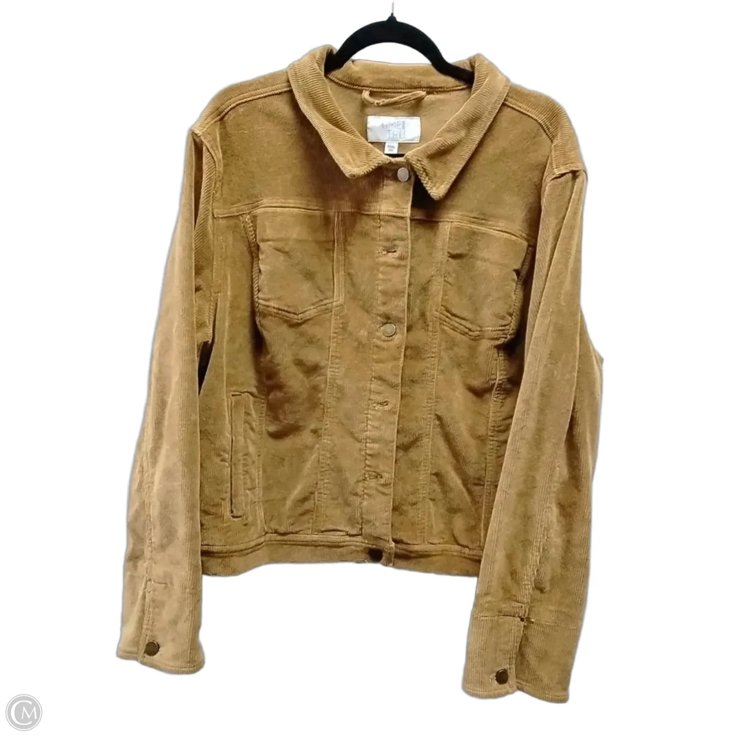 Jacket Other By Time And Tru In Brown, Size: Xxxl