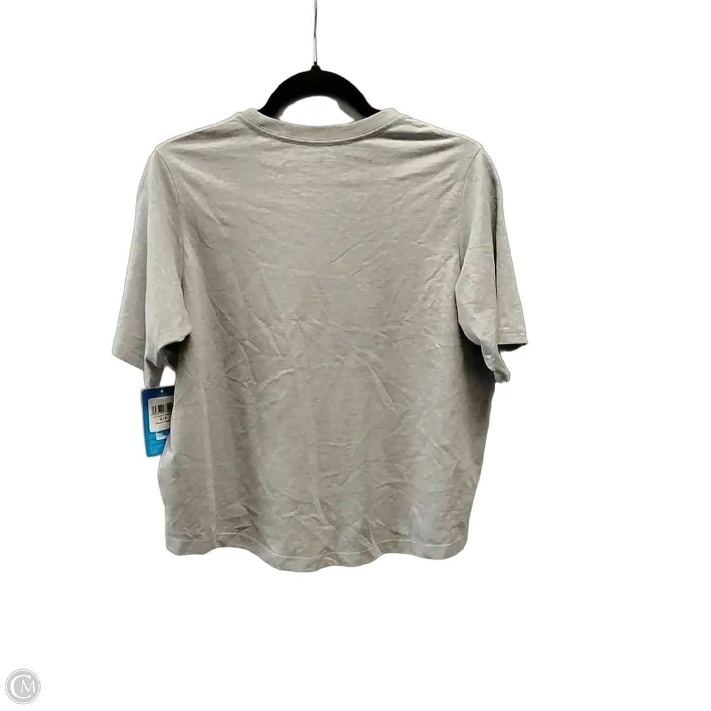 Athletic Top Short Sleeve By Columbia In Grey, Size: S