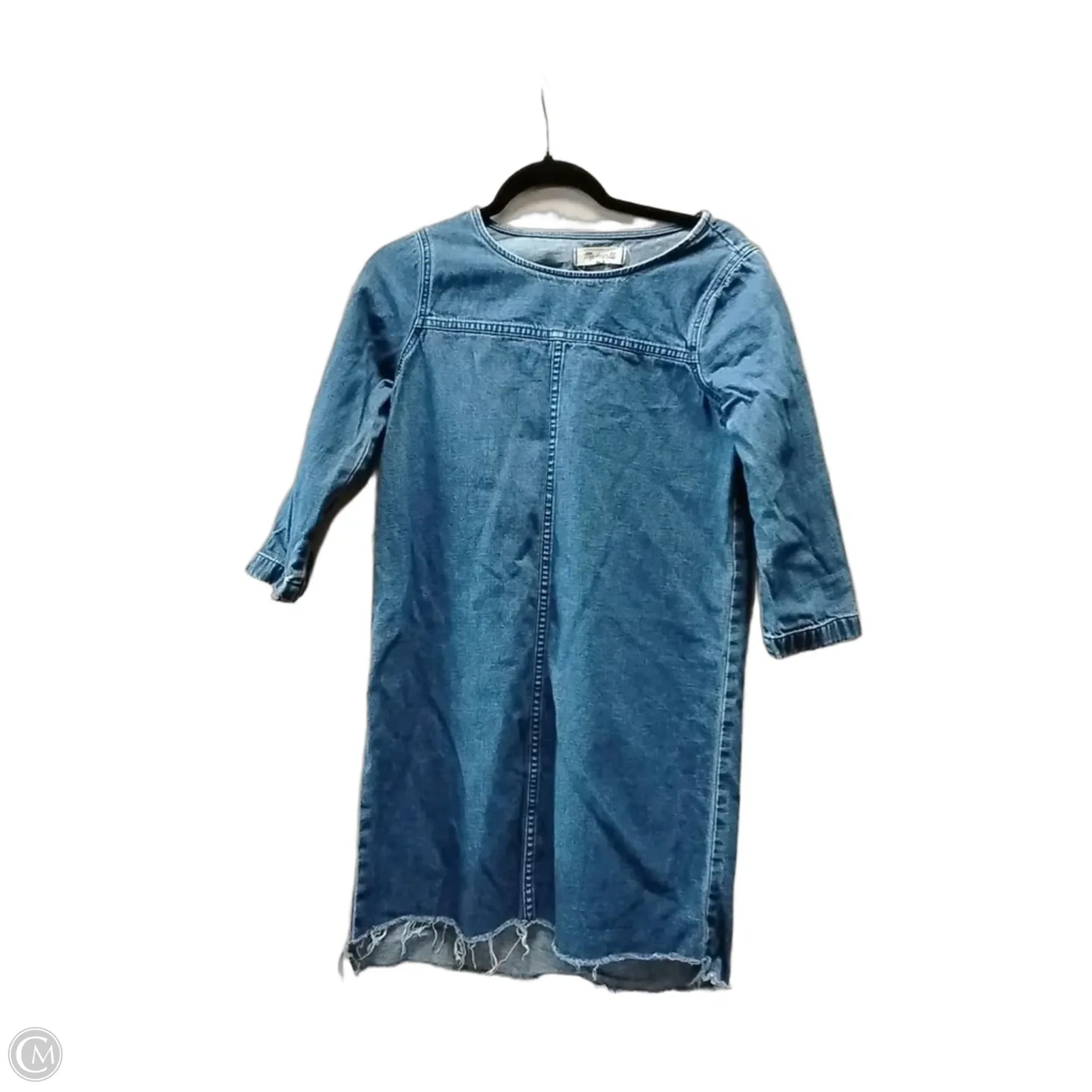 Dress Casual Short By Madewell In Blue Denim, Size: Xs