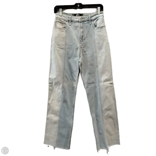 Jeans Straight By Hollister In Blue Denim, Size: 4