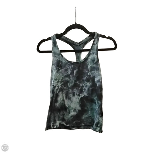 Athletic Tank Top By Lululemon In Tie Dye Print, Size: M