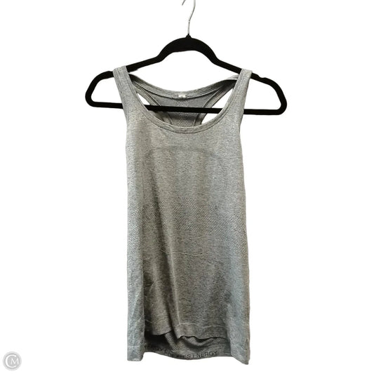 Athletic Tank Top By Lululemon In Grey, Size: M