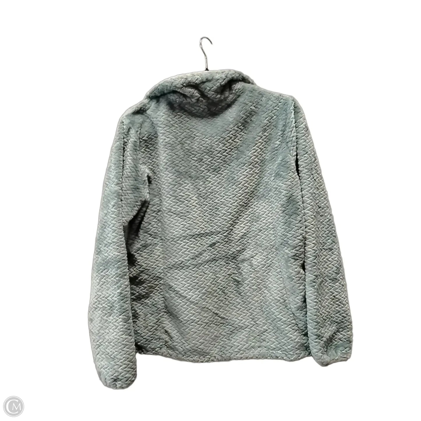 Jacket Fleece By Free Country In Grey, Size: M