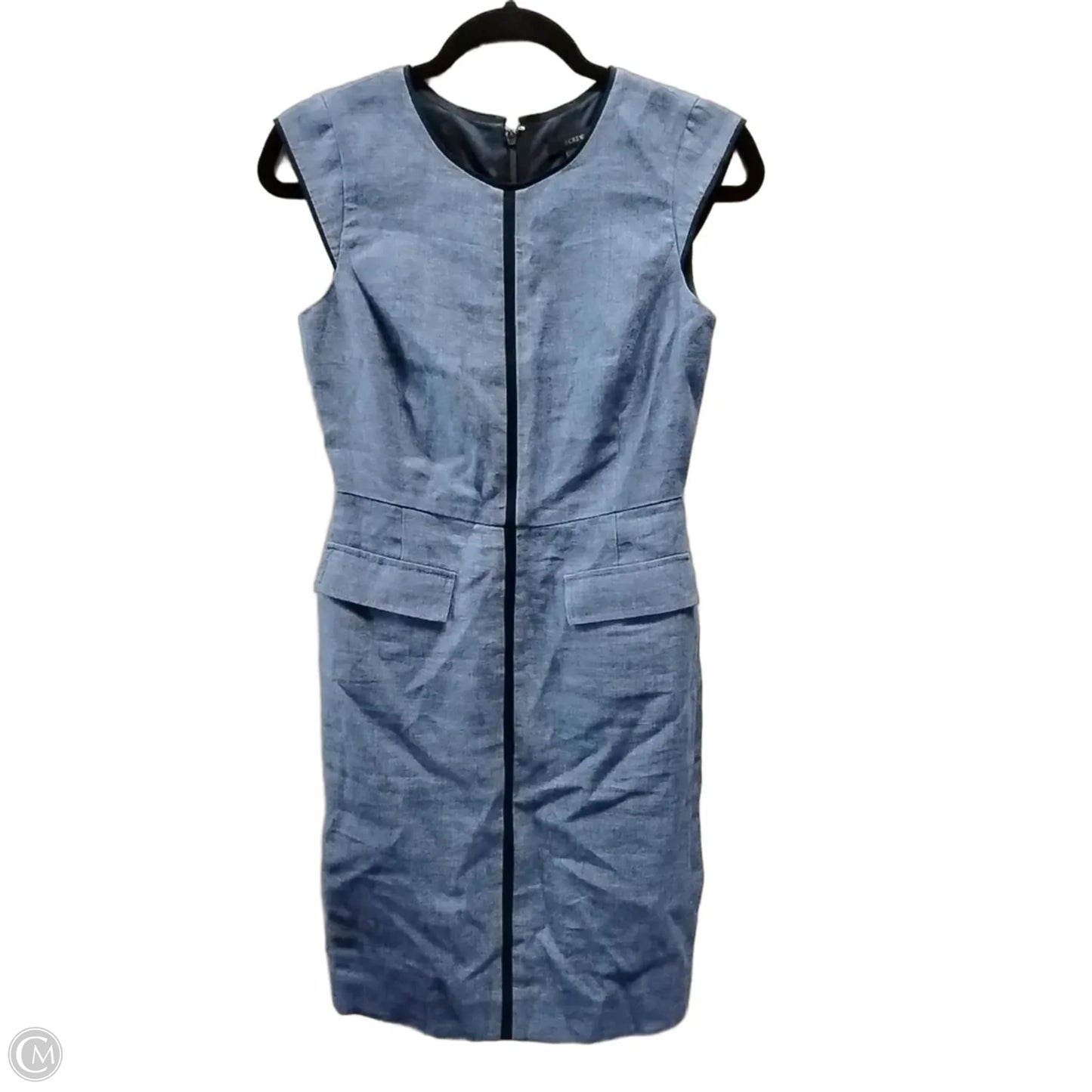Dress Casual Midi By J. Crew In Blue, Size: 2p