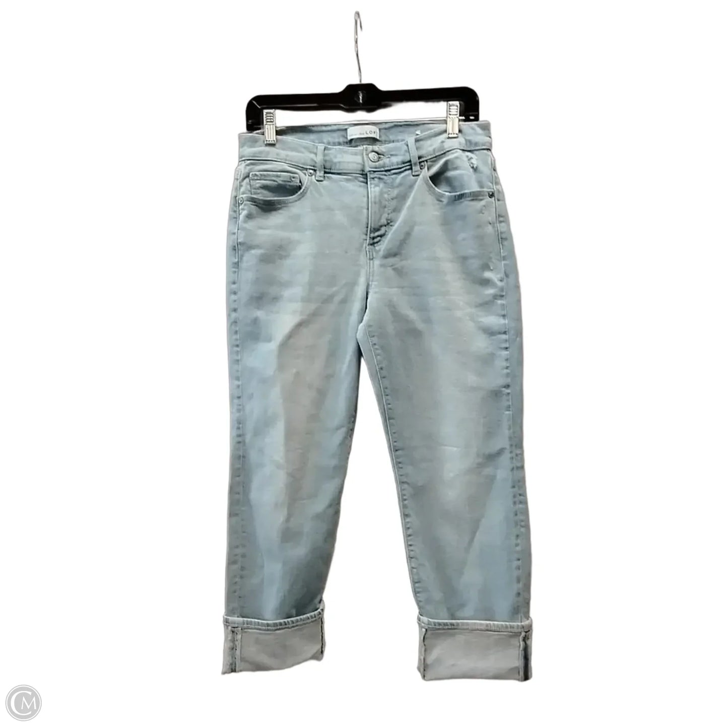 Jeans Straight By Loft In Blue Denim, Size: 4