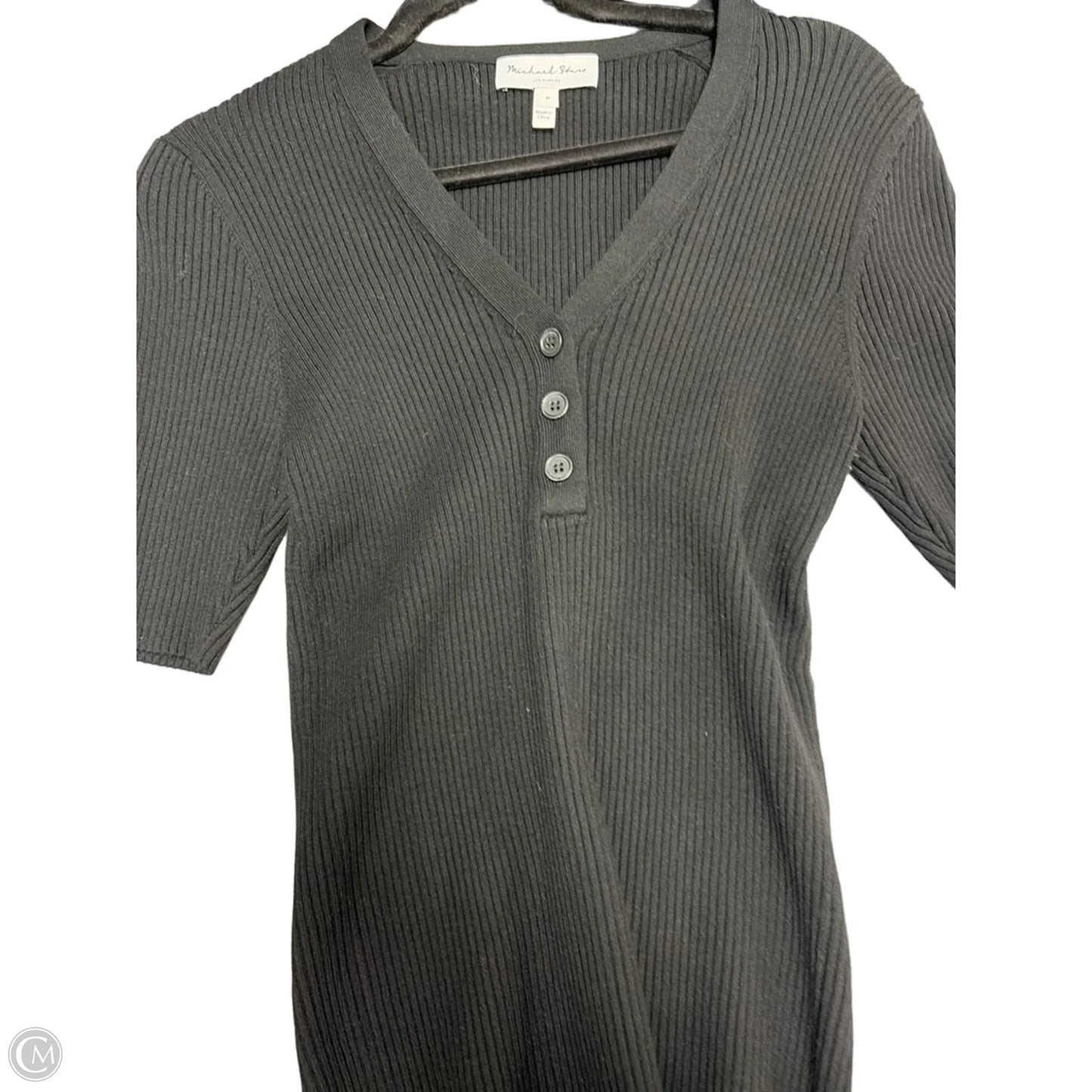 Top 3/4 Sleeve By Michael Stars In Black, Size: M