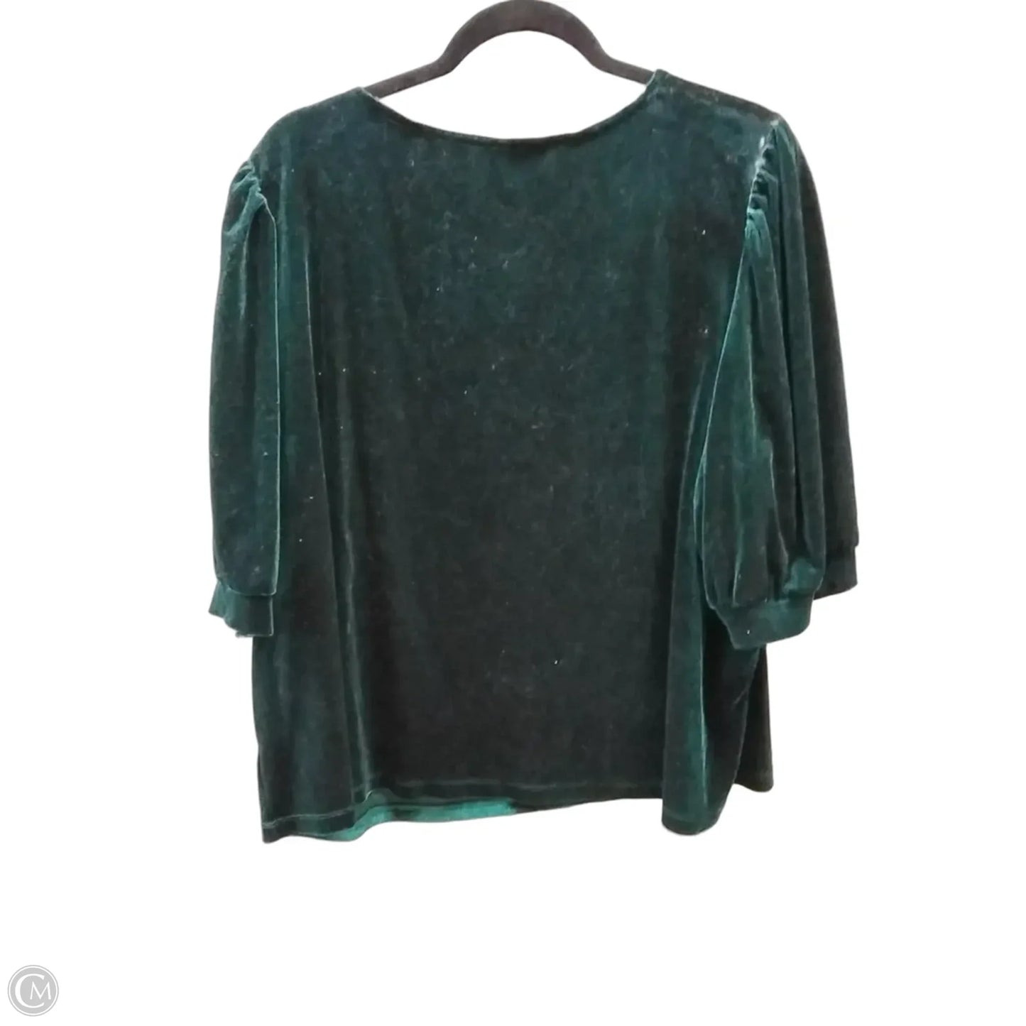 Top Short Sleeve By Draper James In Green, Size: 2x