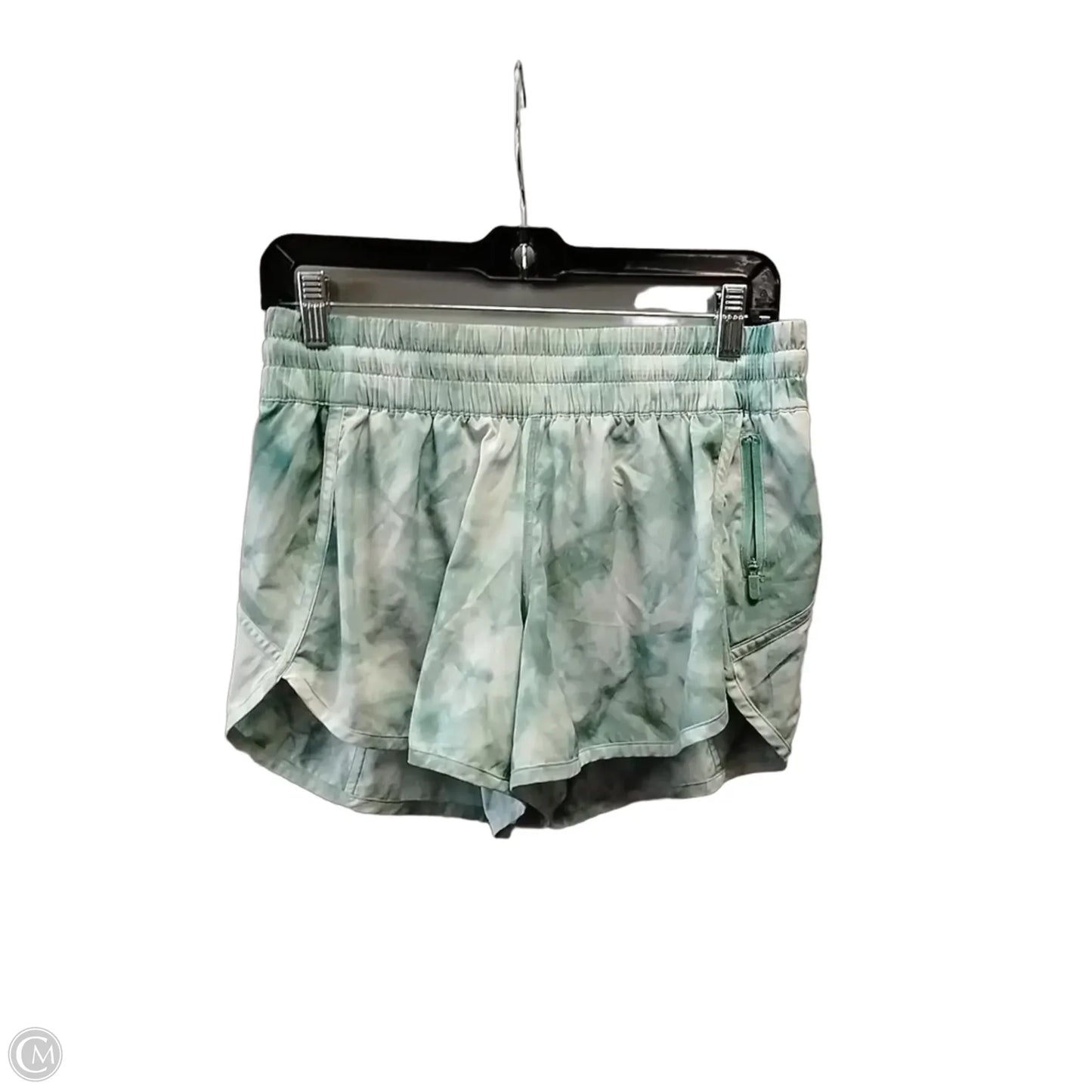 Athletic Shorts By Lululemon In Tie Dye Print, Size: 10