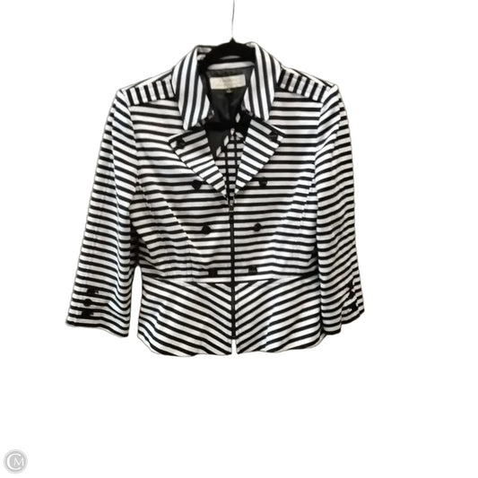 Blazer By Tahari In Striped Pattern, Size: 12