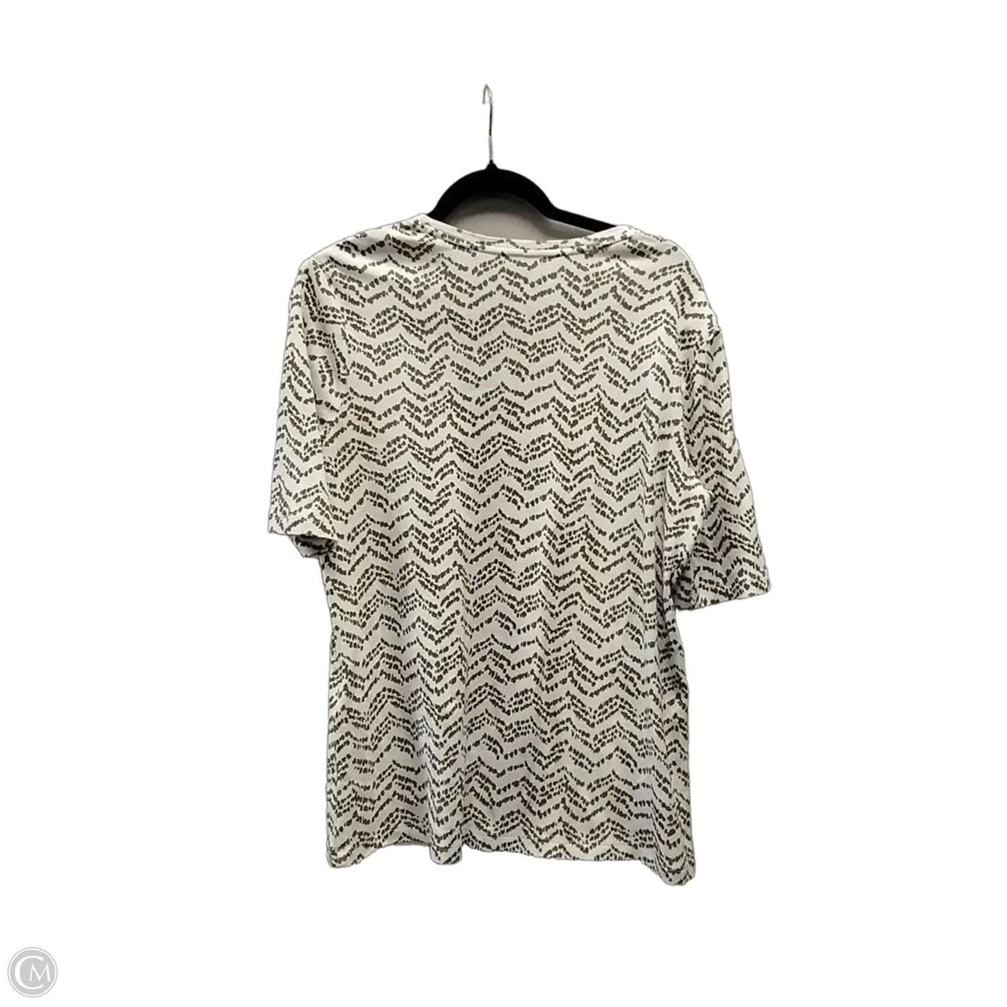 Top Long Sleeve By Chicos In White, Size: L