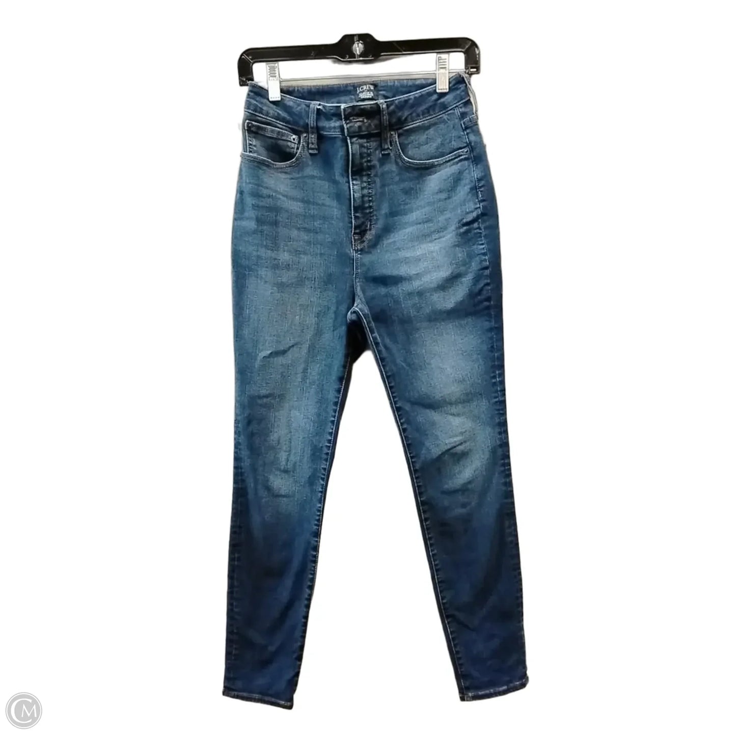 Jeans Skinny By J. Crew In Blue Denim, Size: 10