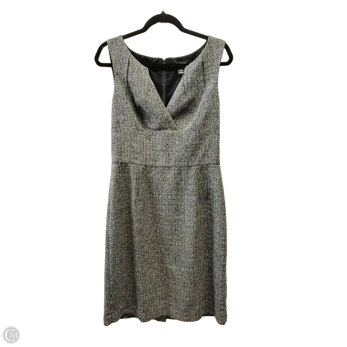 Dress Casual Midi By White House Black Market In Black & White, Size: 10