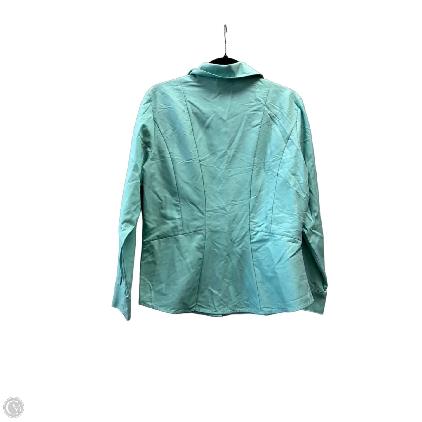 Top Long Sleeve By Coldwater Creek In Teal, Size: S