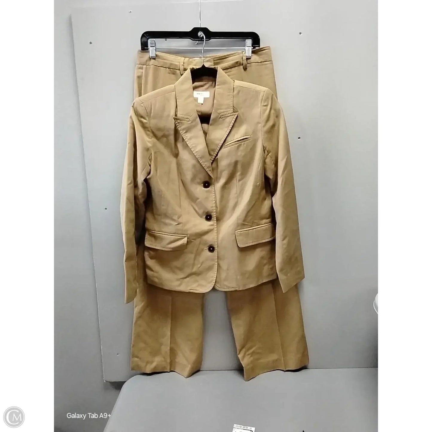Pants Suit 2pc By Isaac Mizrahi In Brown, Size: 8