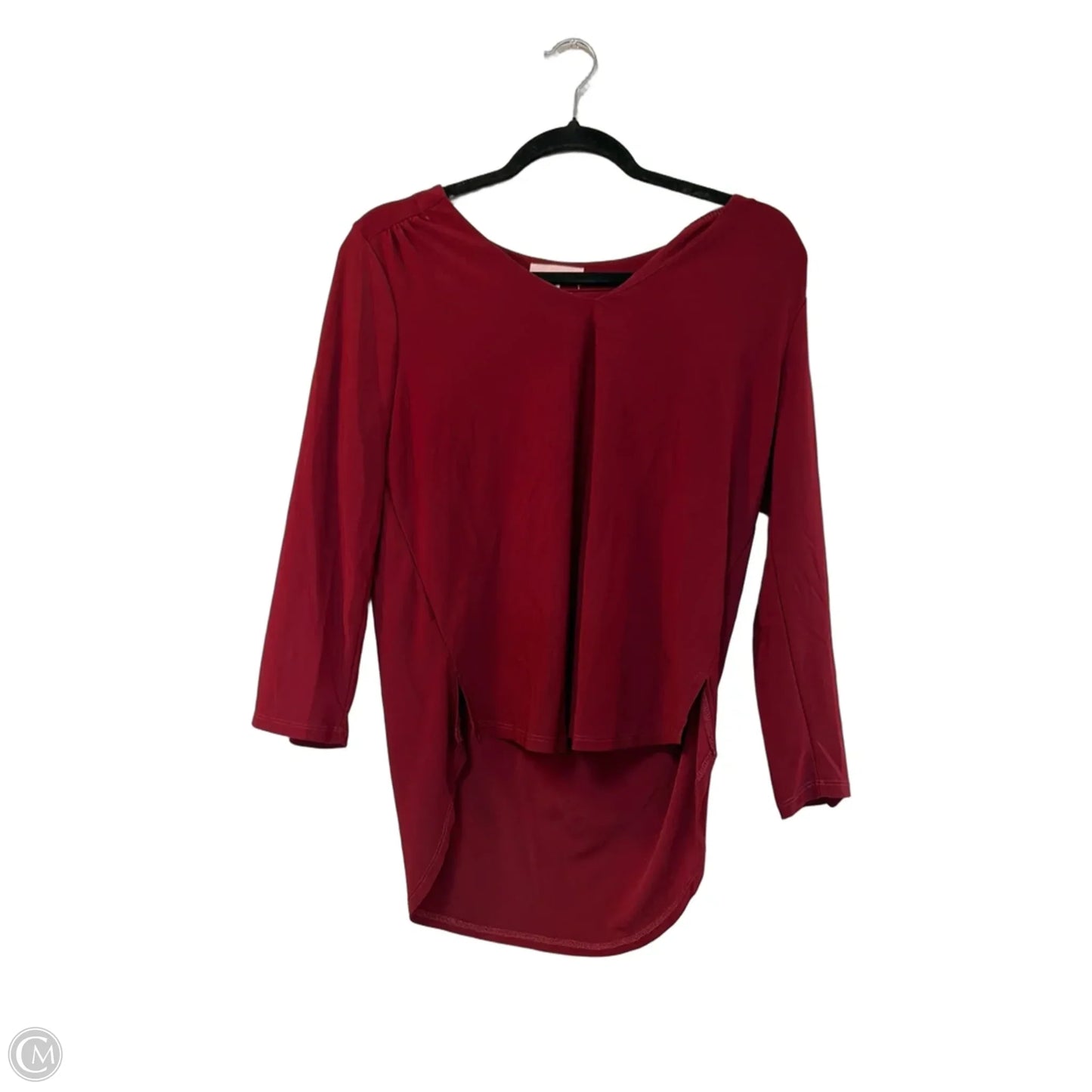 Blouse Long Sleeve By Meraki In Red, Size: M