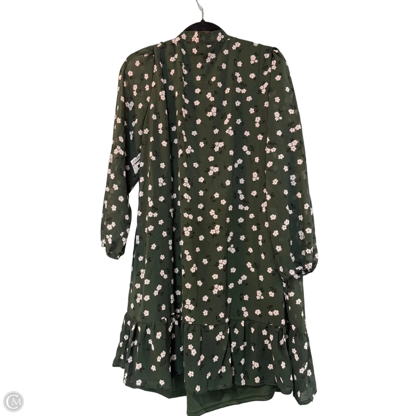 Jacket Fleece By Natural Reflections In Green, Size: M