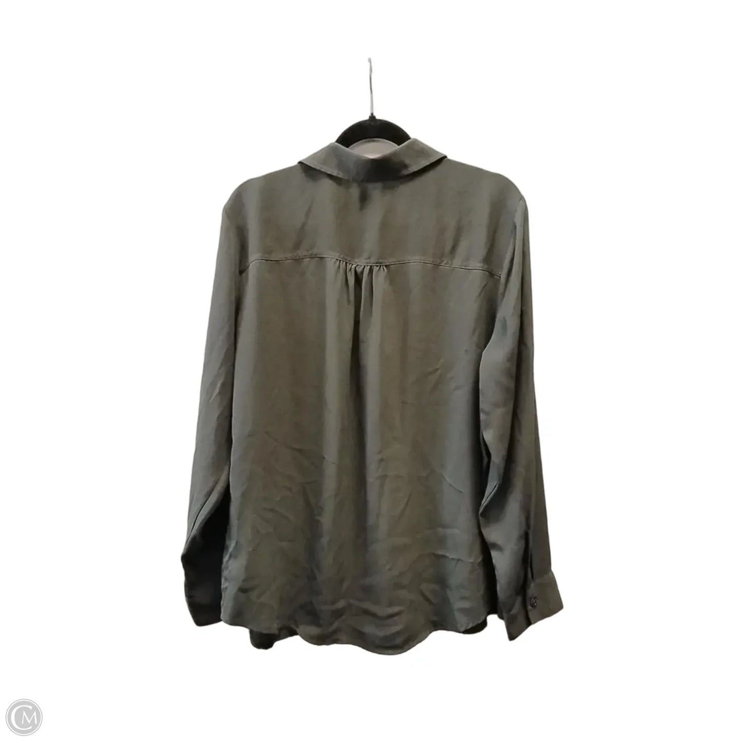 Blouse Long Sleeve By Maurices In Grey, Size: Xl