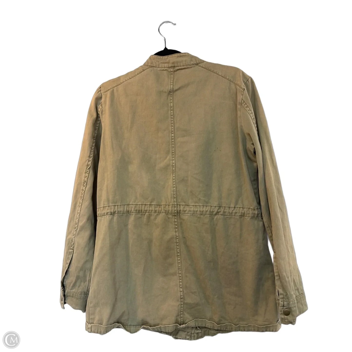 Jacket Denim By Per Se In Green, Size: M