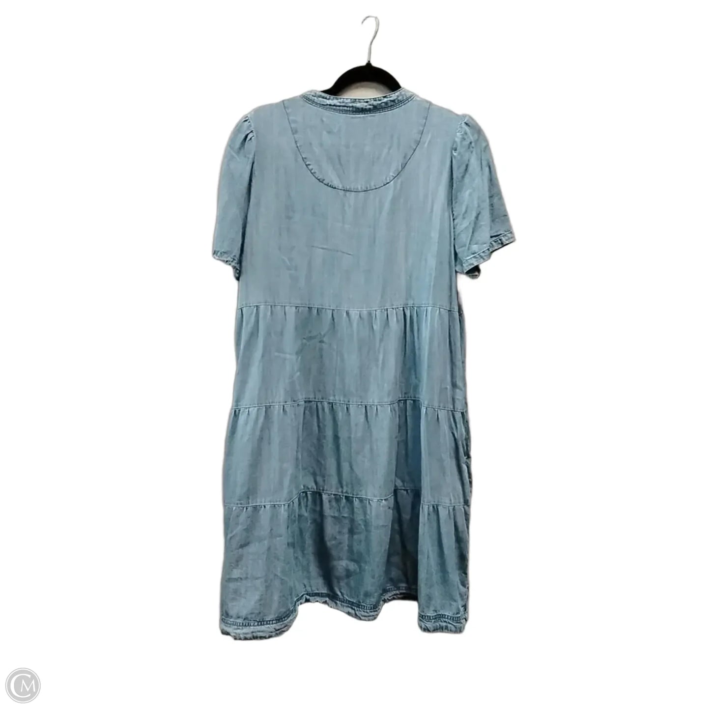 Dress Casual Maxi By Velvet Heart In Blue Denim, Size: L