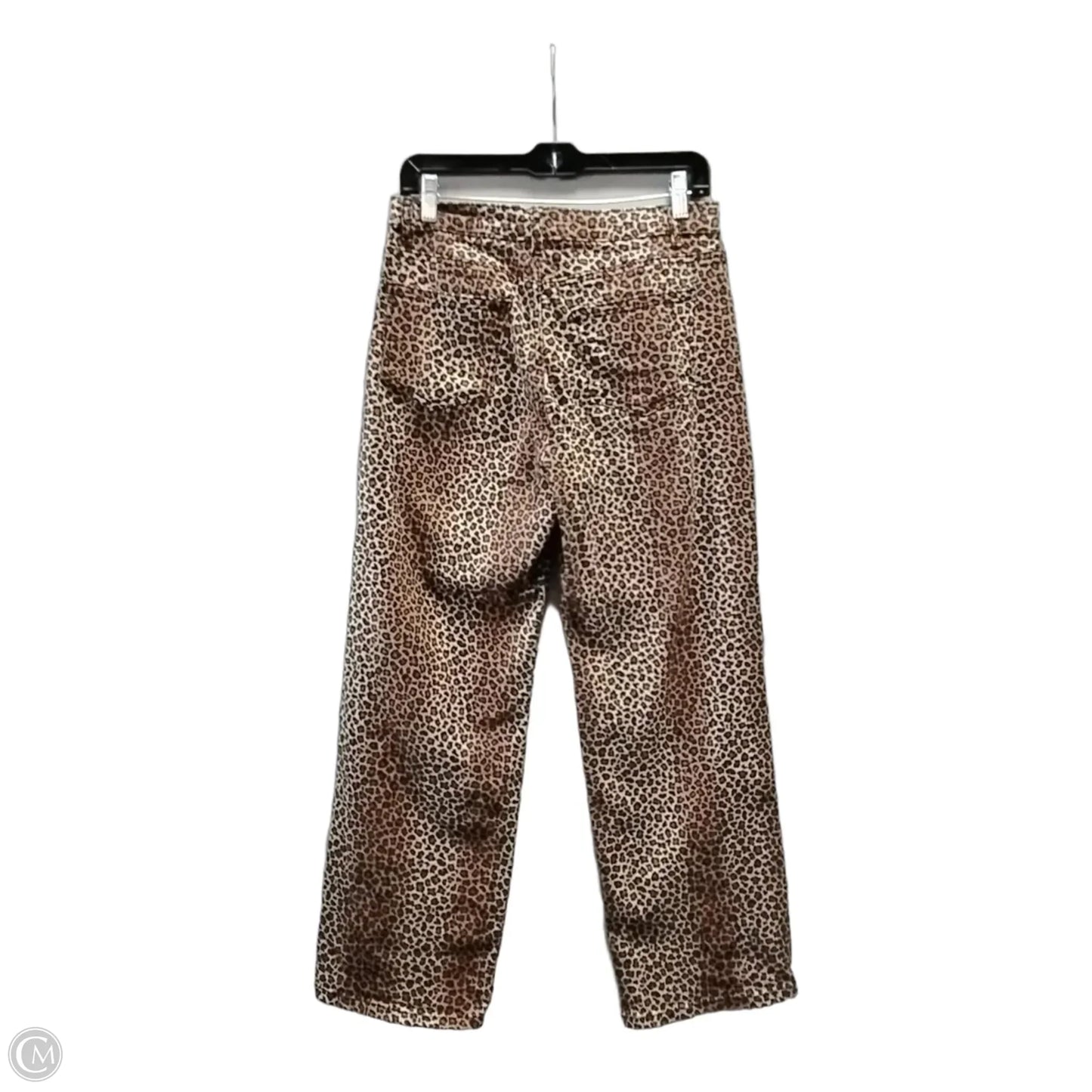 Jeans Wide Leg By Clothes Mentor In Animal Print, Size: M