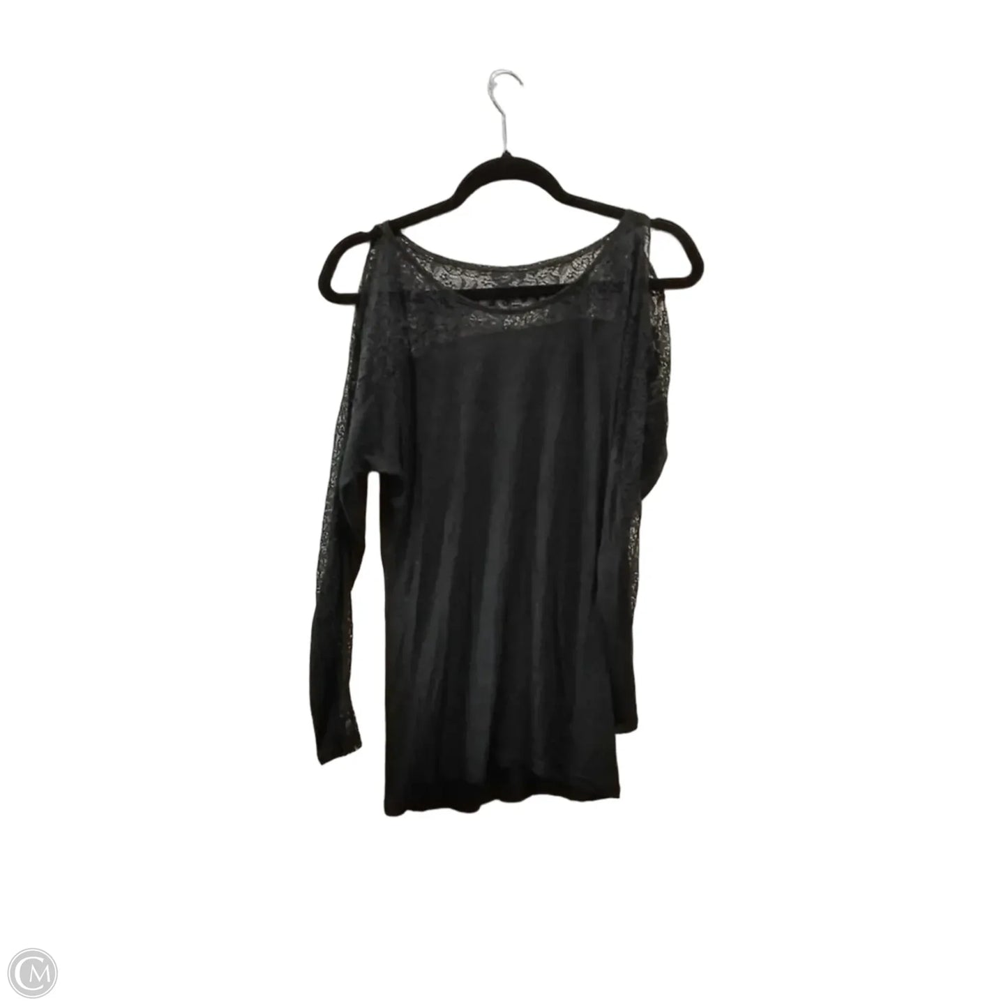 Top Long Sleeve By Express In Black, Size: L