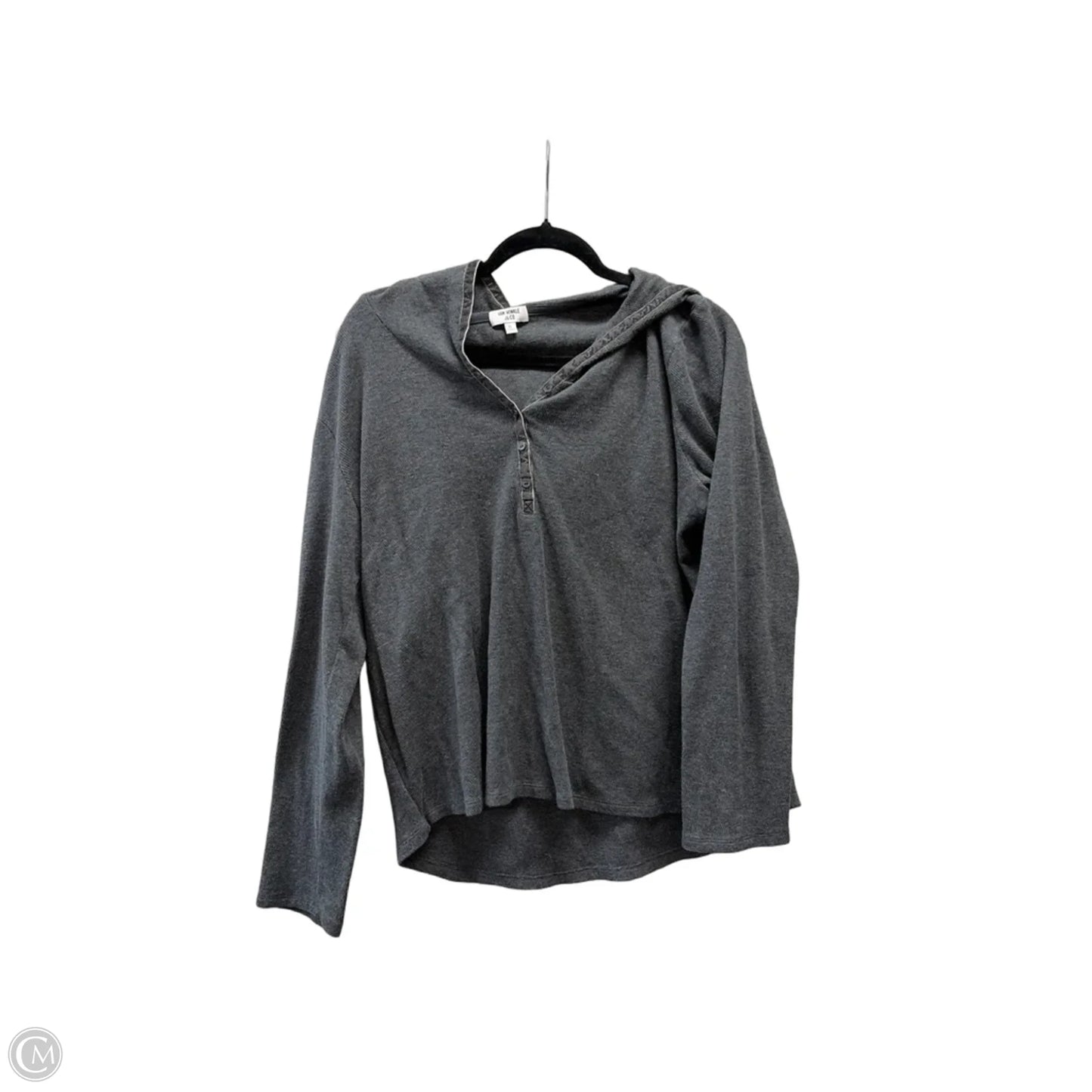 Sweatshirt Hoodie By Clothes Mentor In Grey, Size: Xl