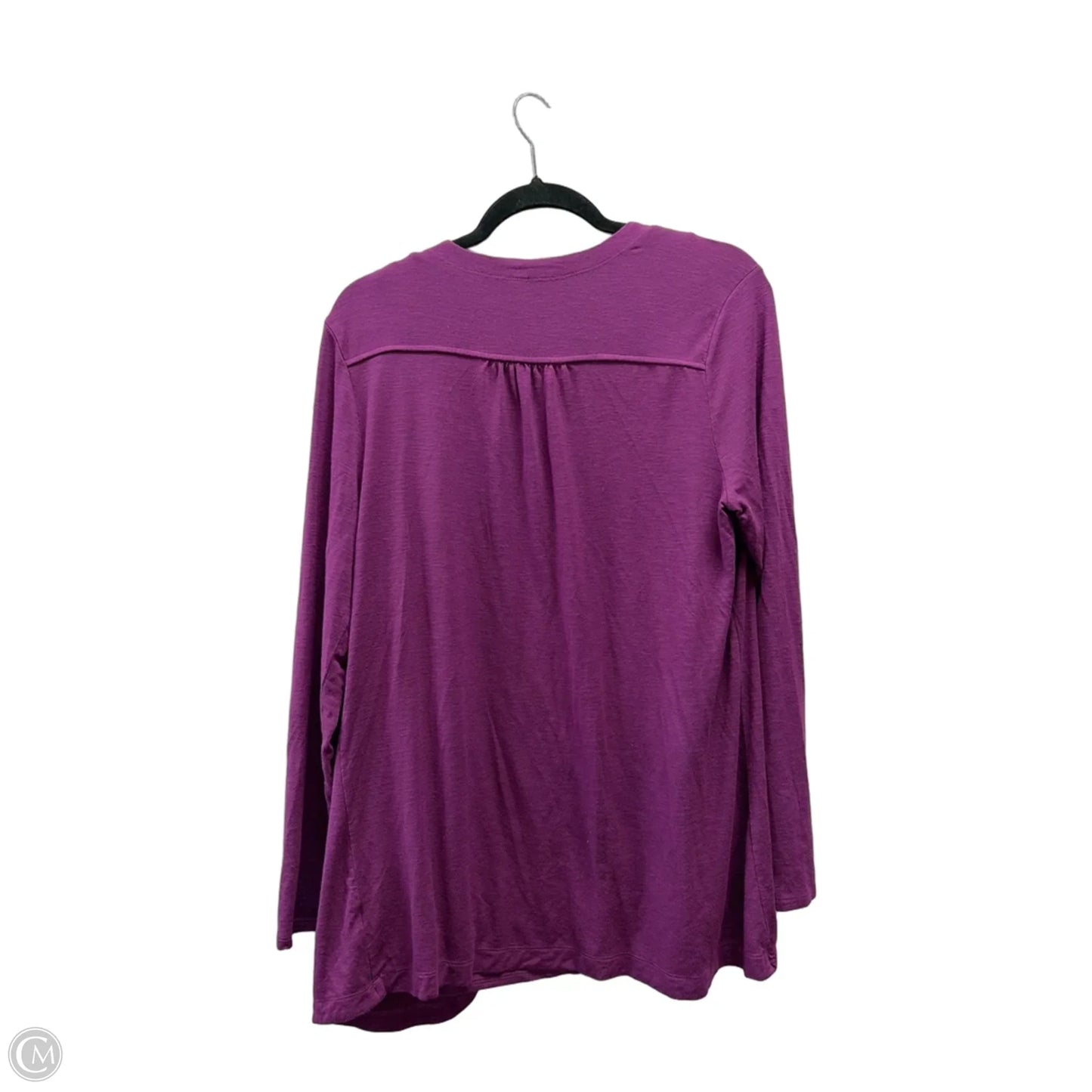 Top 2pc Long Sleeve By Coldwater Creek In Purple, Size: L