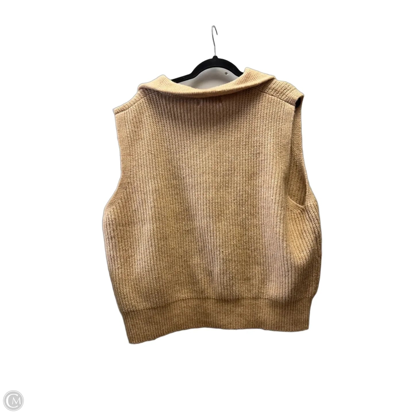Vest Sweater By Cider In Brown, Size: 3x