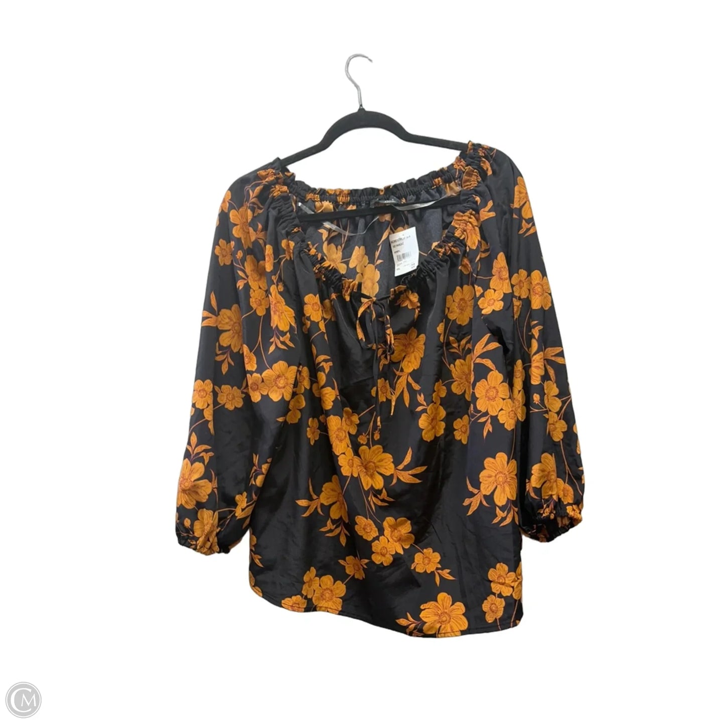 Blouse Long Sleeve By Sanctuary In Floral Print, Size: Xxl