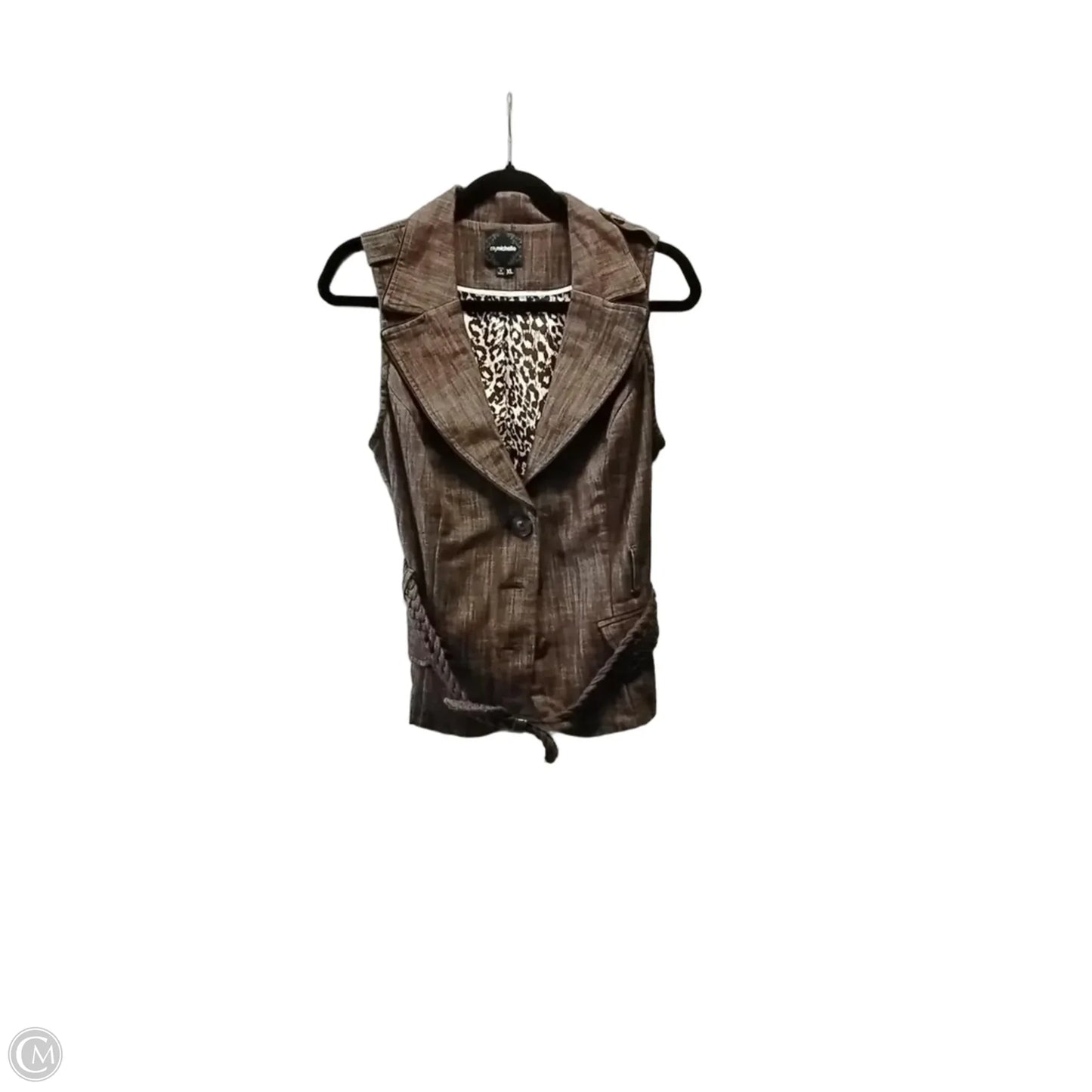 Vest Other By My Michele In Brown, Size: Xl