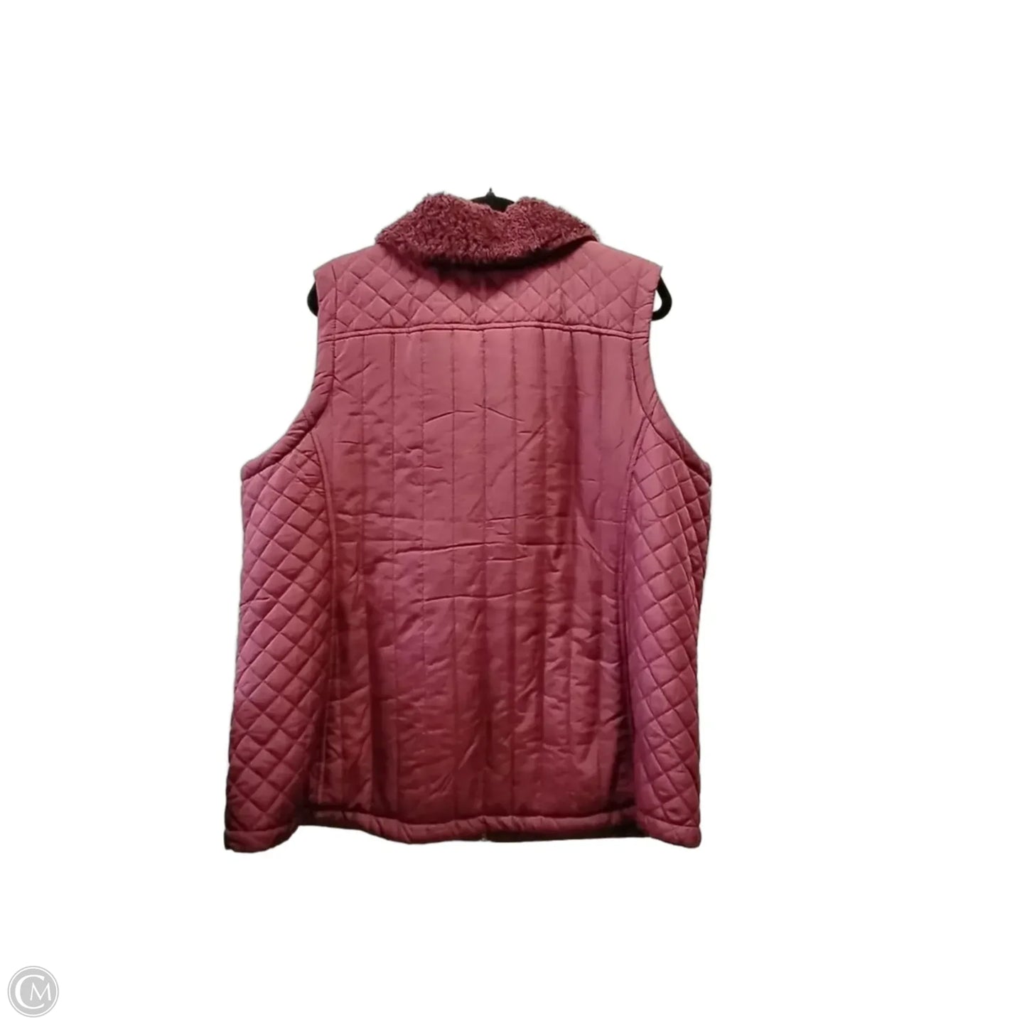 Vest Puffer & Quilted By D&co. In Red, Size: 1x