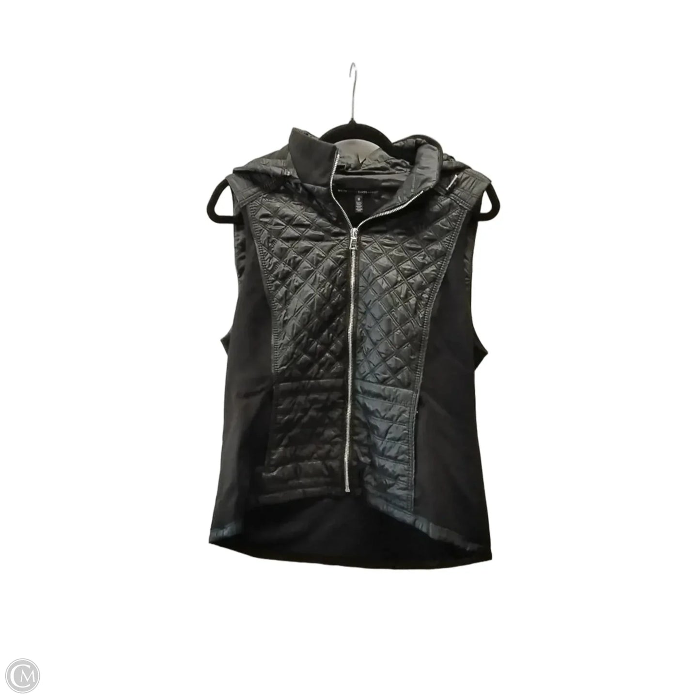 Vest Puffer & Quilted By White House Black Market In Black, Size: M