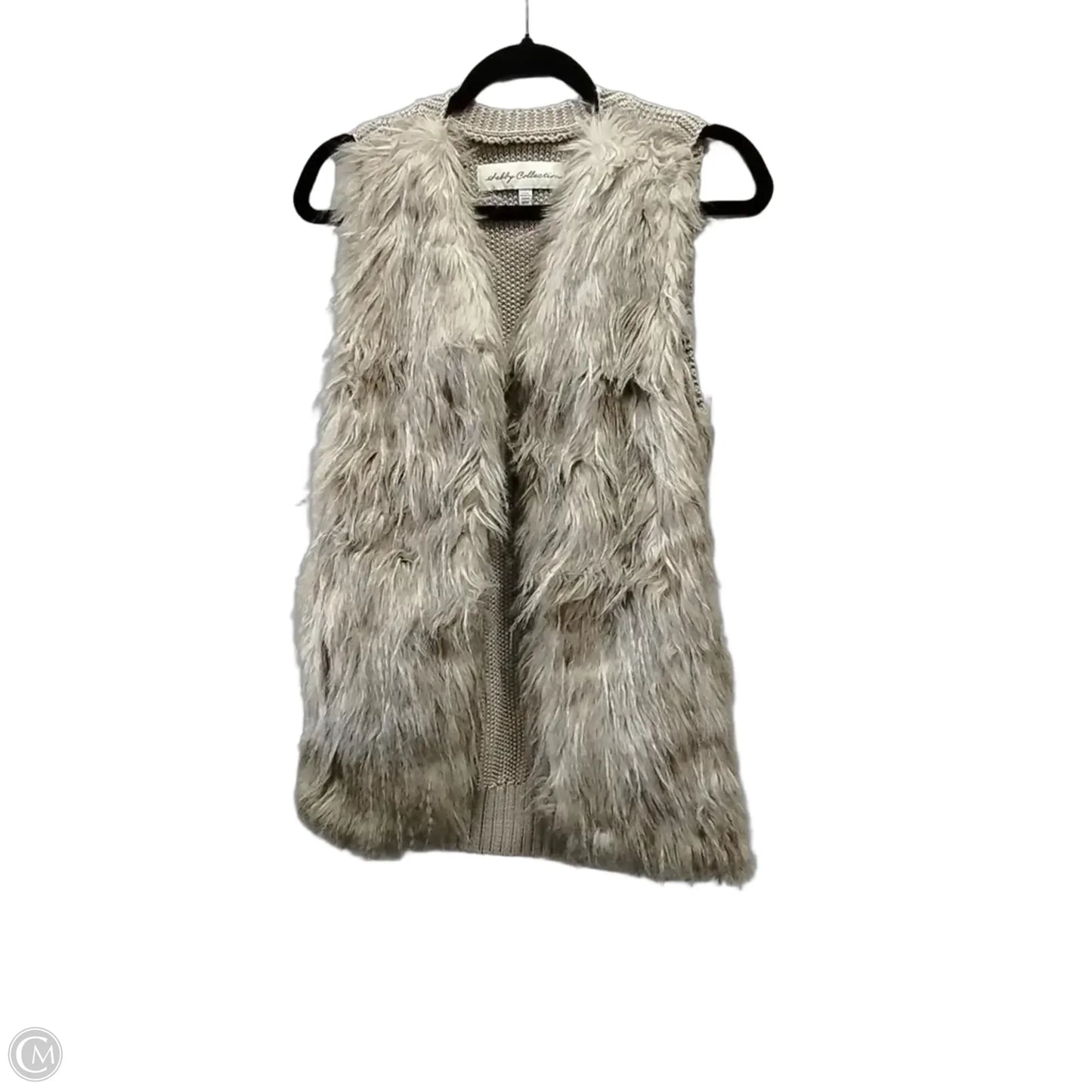 Vest Sweater By Clothes Mentor In Brown, Size: M