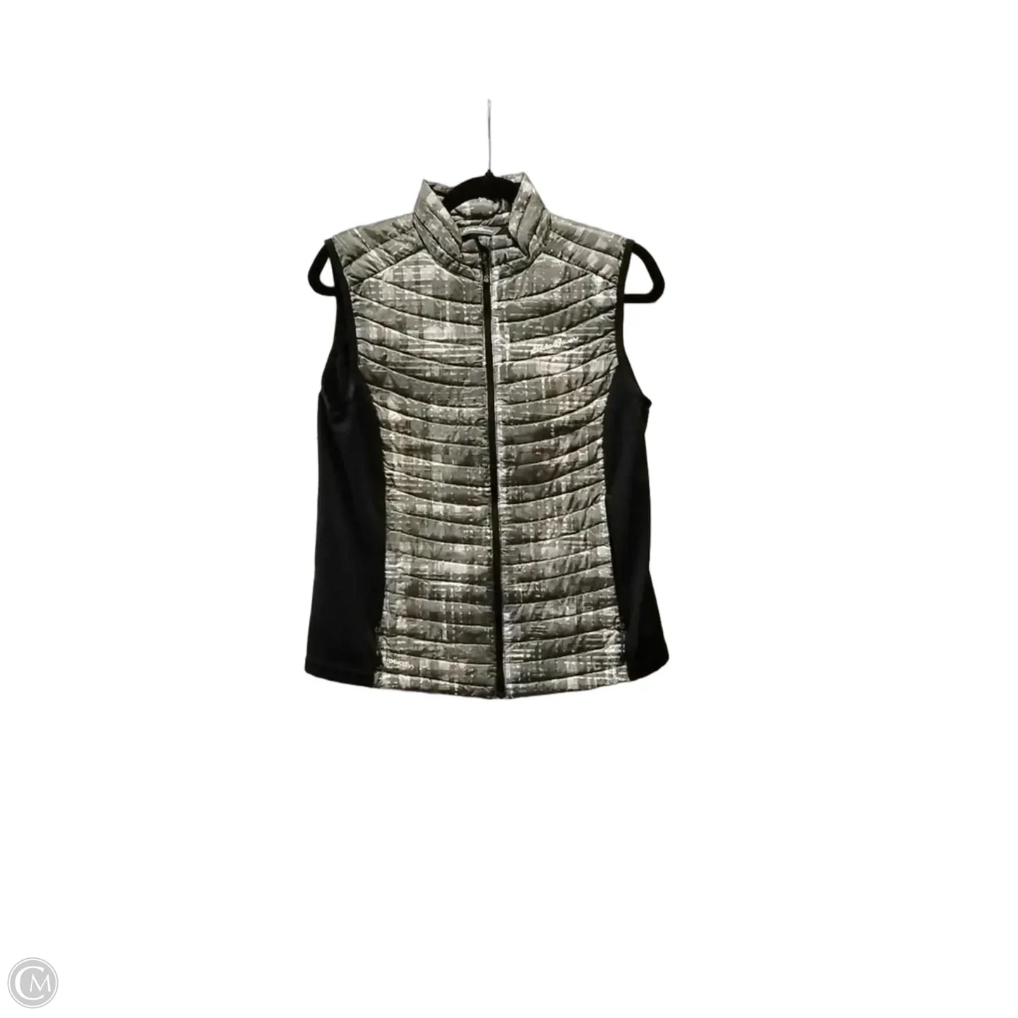 Vest Puffer & Quilted By Eddie Bauer In Grey, Size: M
