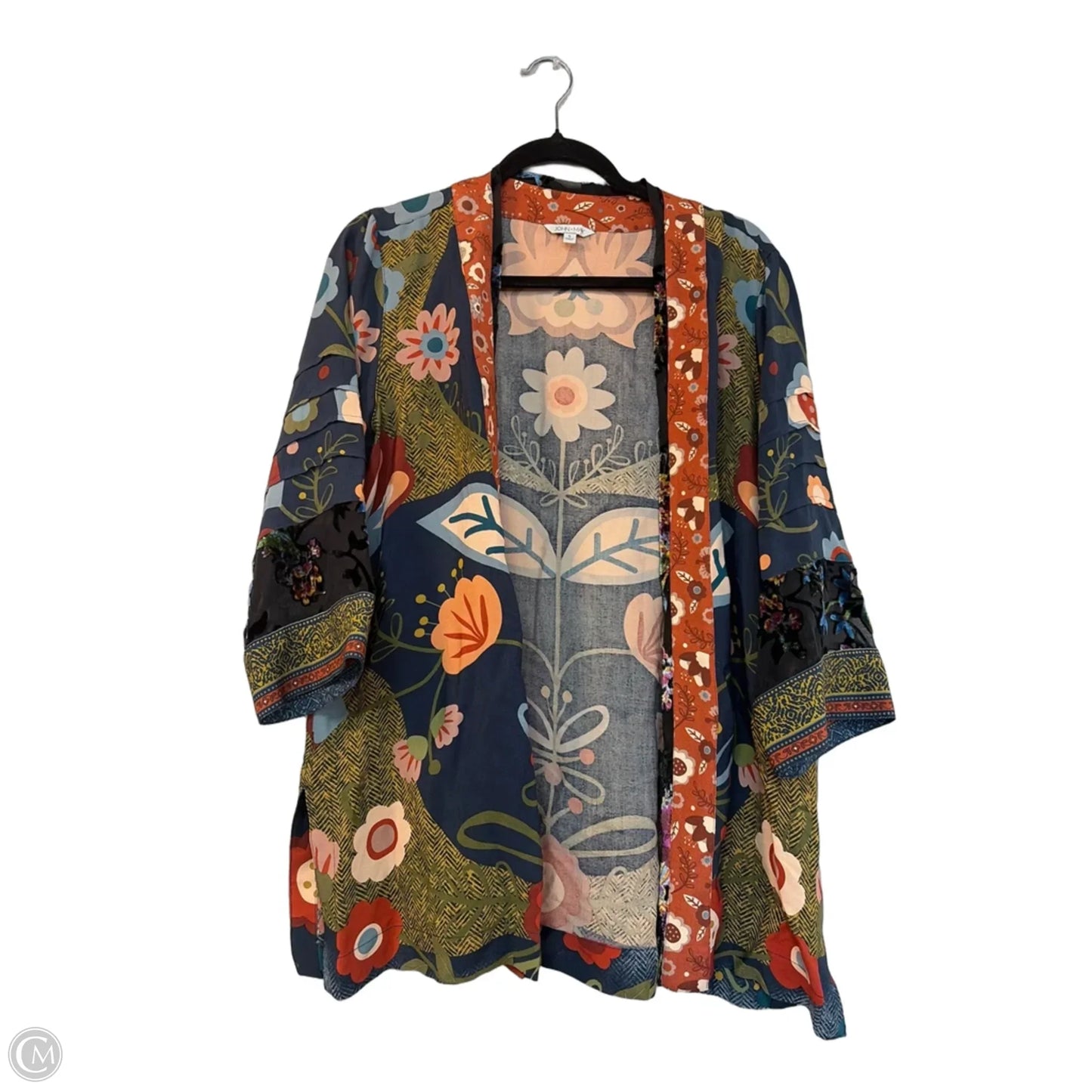 Shawl By John Mark In Floral Print, Size: S