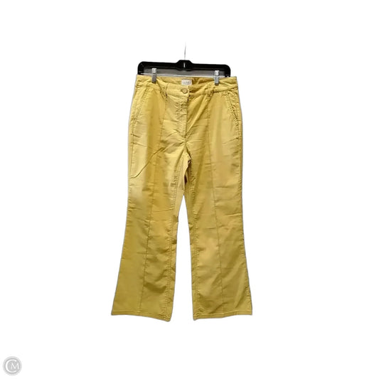 Pants Wide Leg By Nicole Miller In Yellow, Size: 8