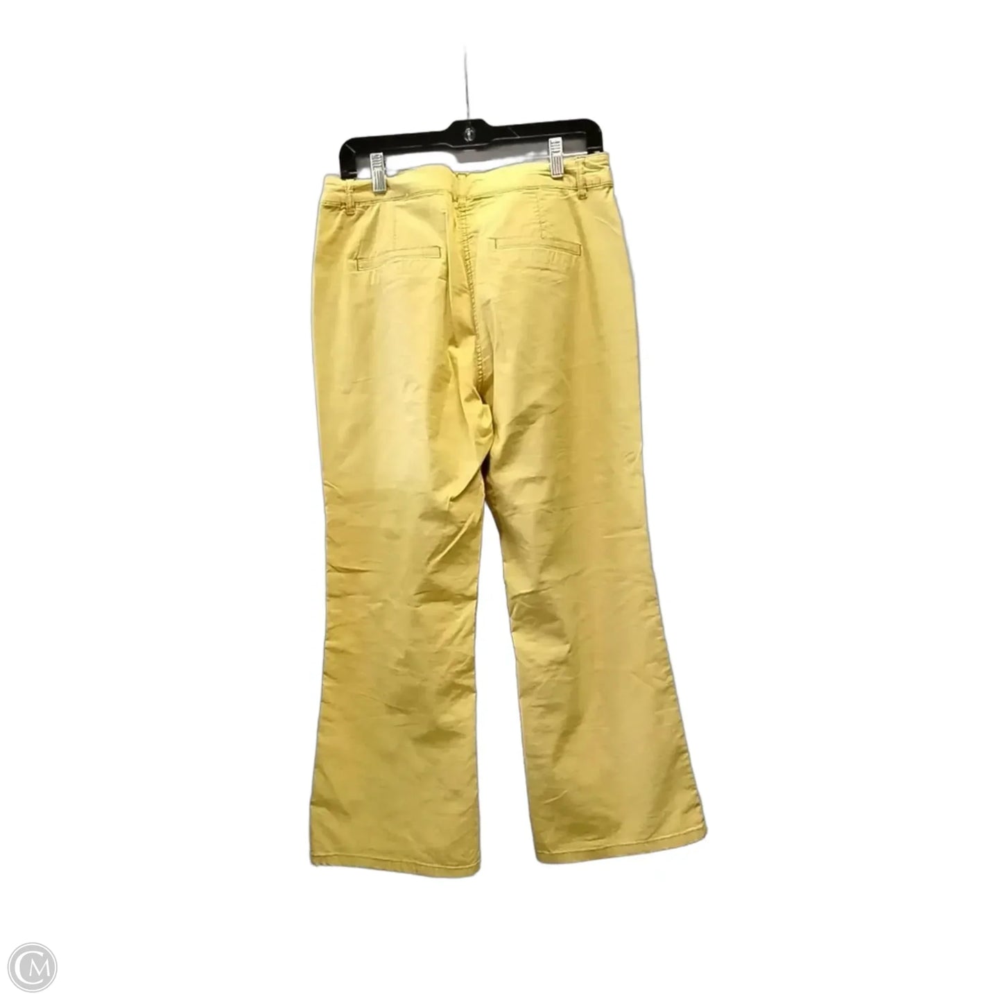 Pants Wide Leg By Nicole Miller In Yellow, Size: 8