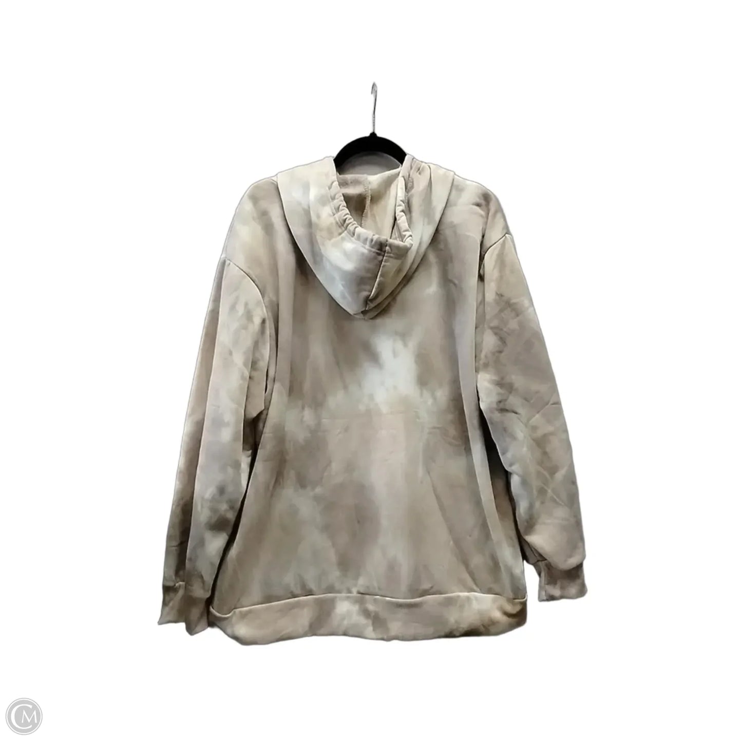 Sweatshirt Hoodie By Orange Kiss In Tie Dye Print, Size: 2x