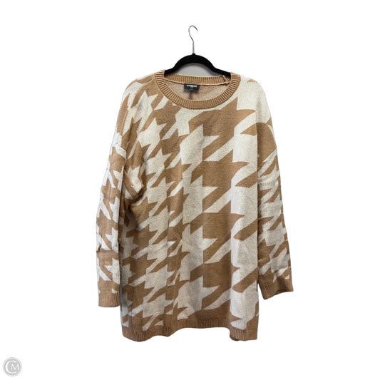 Sweater By Express In Brown, Size: L
