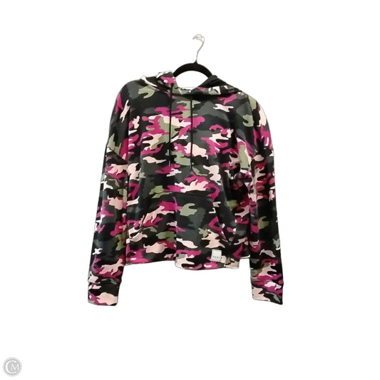 Athletic Sweatshirt Hoodie By Dkny In Camouflage Print, Size: S