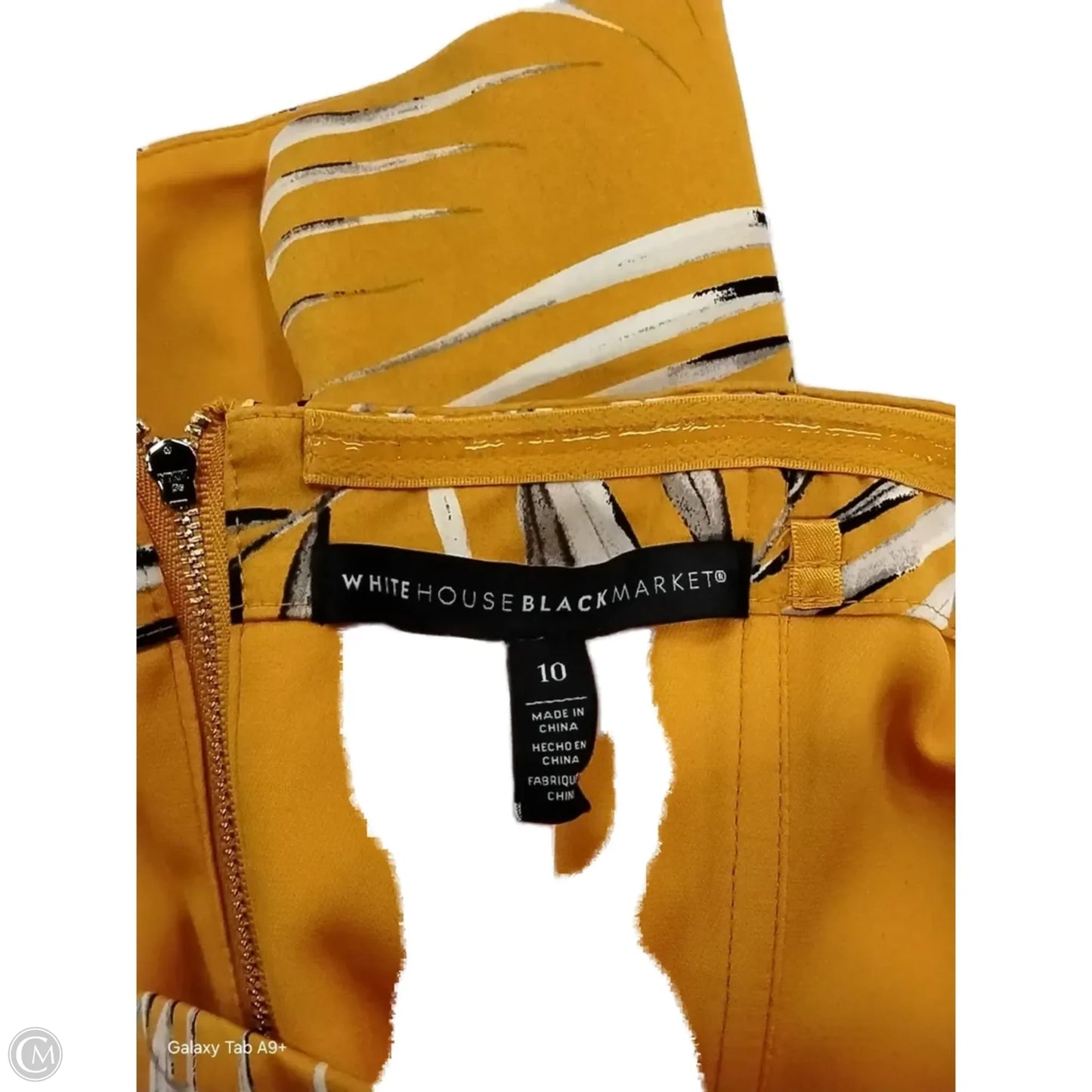 Top Sleeveless By White House Black Market In Orange, Size: 10