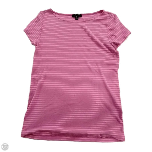 Top Short Sleeve By Ralph Lauren In Pink, Size: Xl