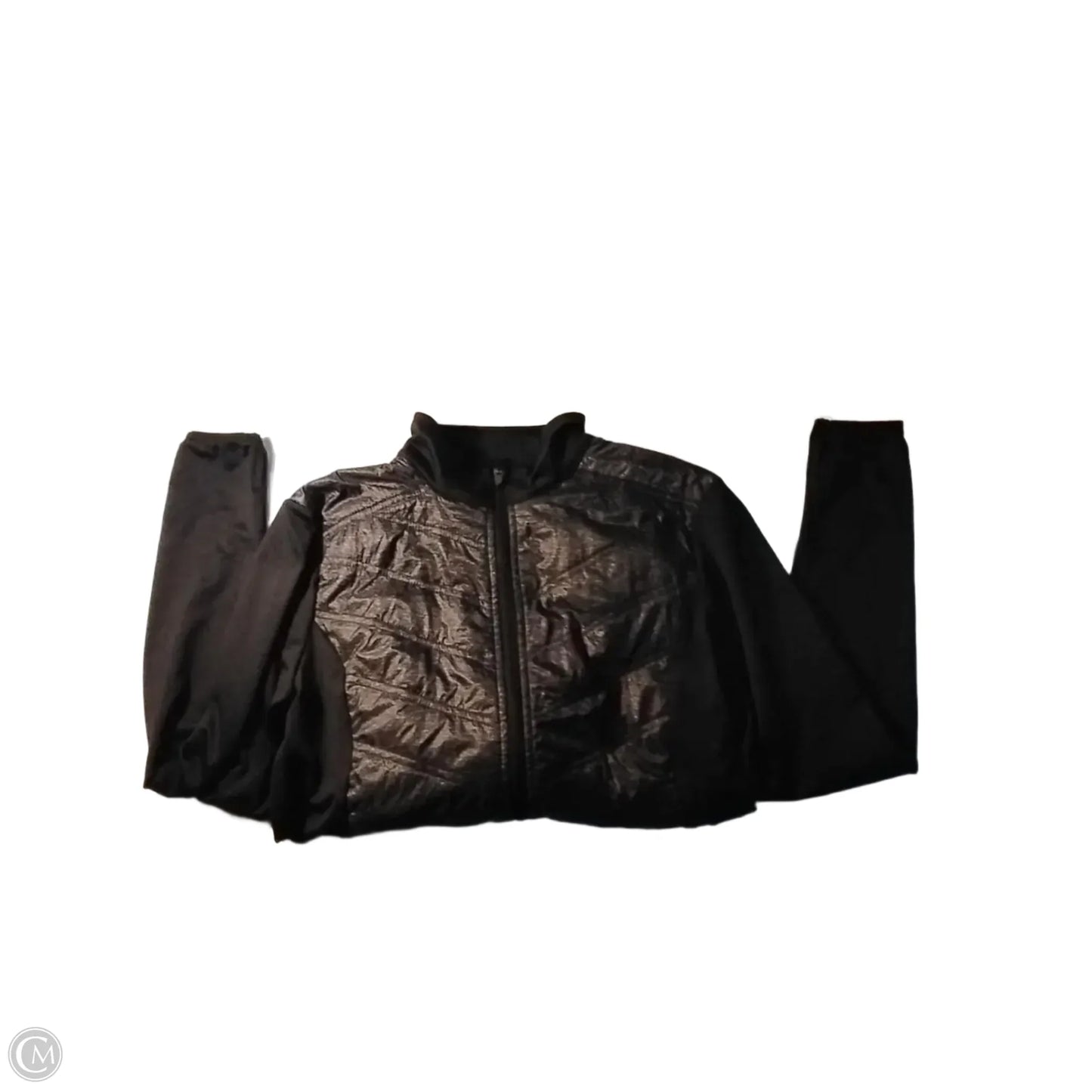 Athletic Jacket By Bcg In Black, Size: M