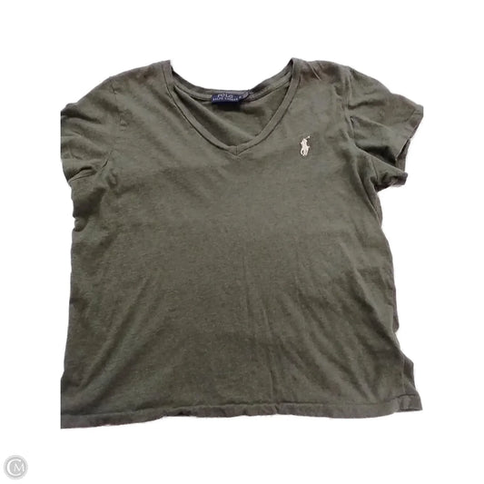 Top Short Sleeve By Polo Ralph Lauren In Green, Size: M