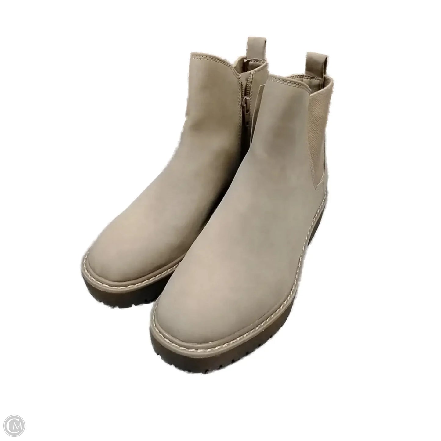Boots Ankle Heels By Time And Tru In Brown, Size: 8
