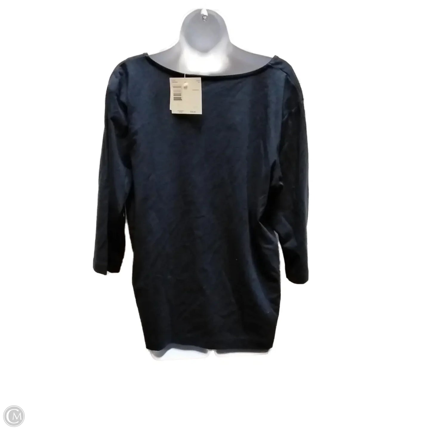 Top 3/4 Sleeve By Elisabeth In Blue, Size: 1