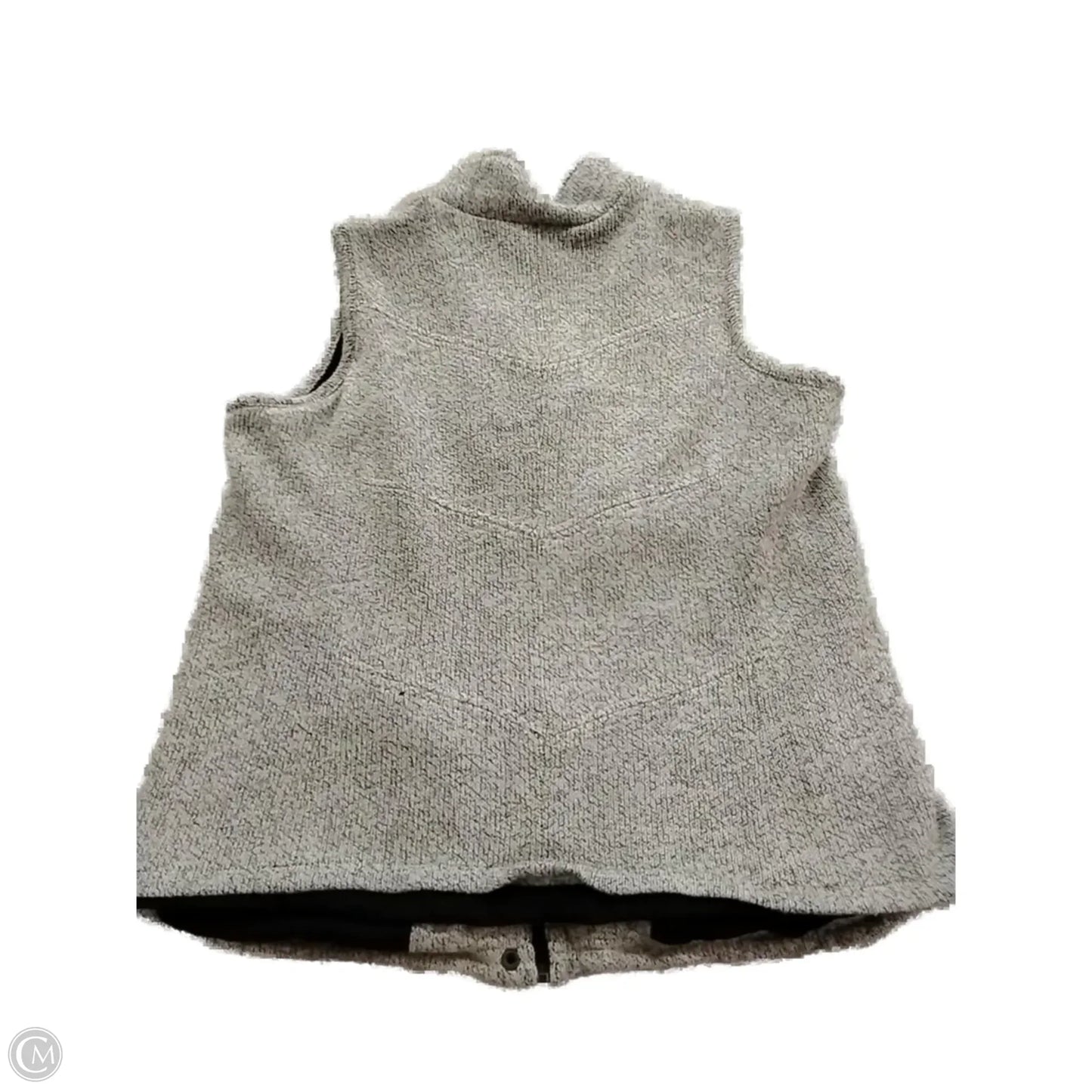 Vest Fleece By Coldwater Creek In White, Size: Xl