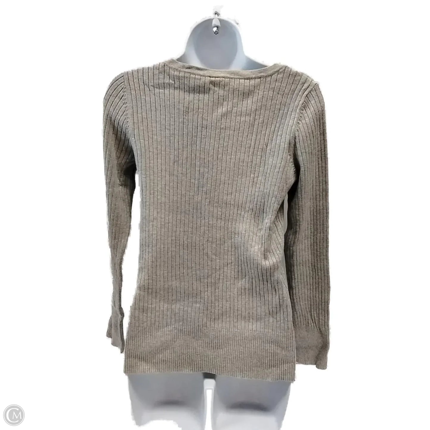 Top Long Sleeve By Faded Glory In Grey, Size: M